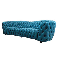 Трехместный диван velvet lagoon 4 seater