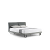 Кровать на металлических ножкахOnyx Gray