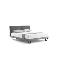 Кровать на металлических ножкахOnyx Gray