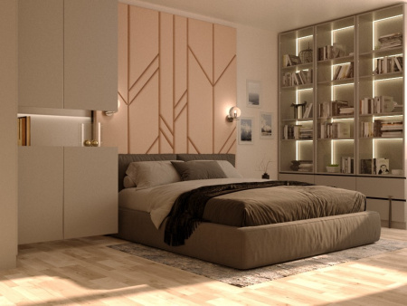 Двуспальные кровати в стиле лофт – Двухместная кровать Novamobili Brick Bed