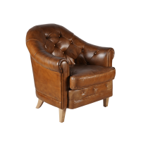 Кресло oxford quilted leather 1 seat