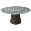 Обеденный стол marble mushroom, contrast