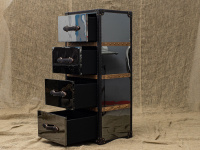 Тумбы Onyx 4 Drawers Black Gloss