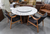 3D-модели мебели в стиле лофт – Обеденный стол marble mushroom, contrast